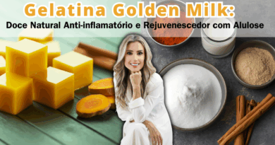 Gelatina Golden Milk: Doce Natural Anti-inflamatório e Rejuvenescedor com Alulose