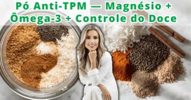 Pó Anti-TPM — Magnésio + Ômega-3 + Controle do Doce